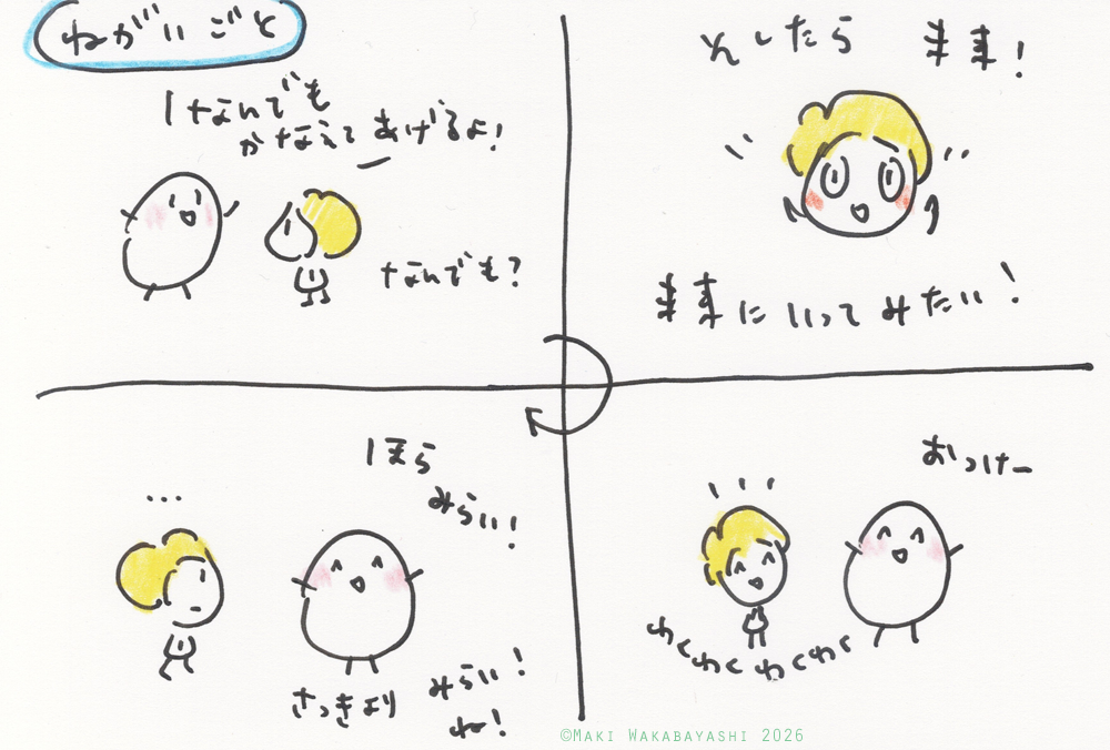 GOGOたまごちゃん　新作　願い事